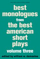 Best Monologues from The Best American Short Plays, Vol. 3 book cover